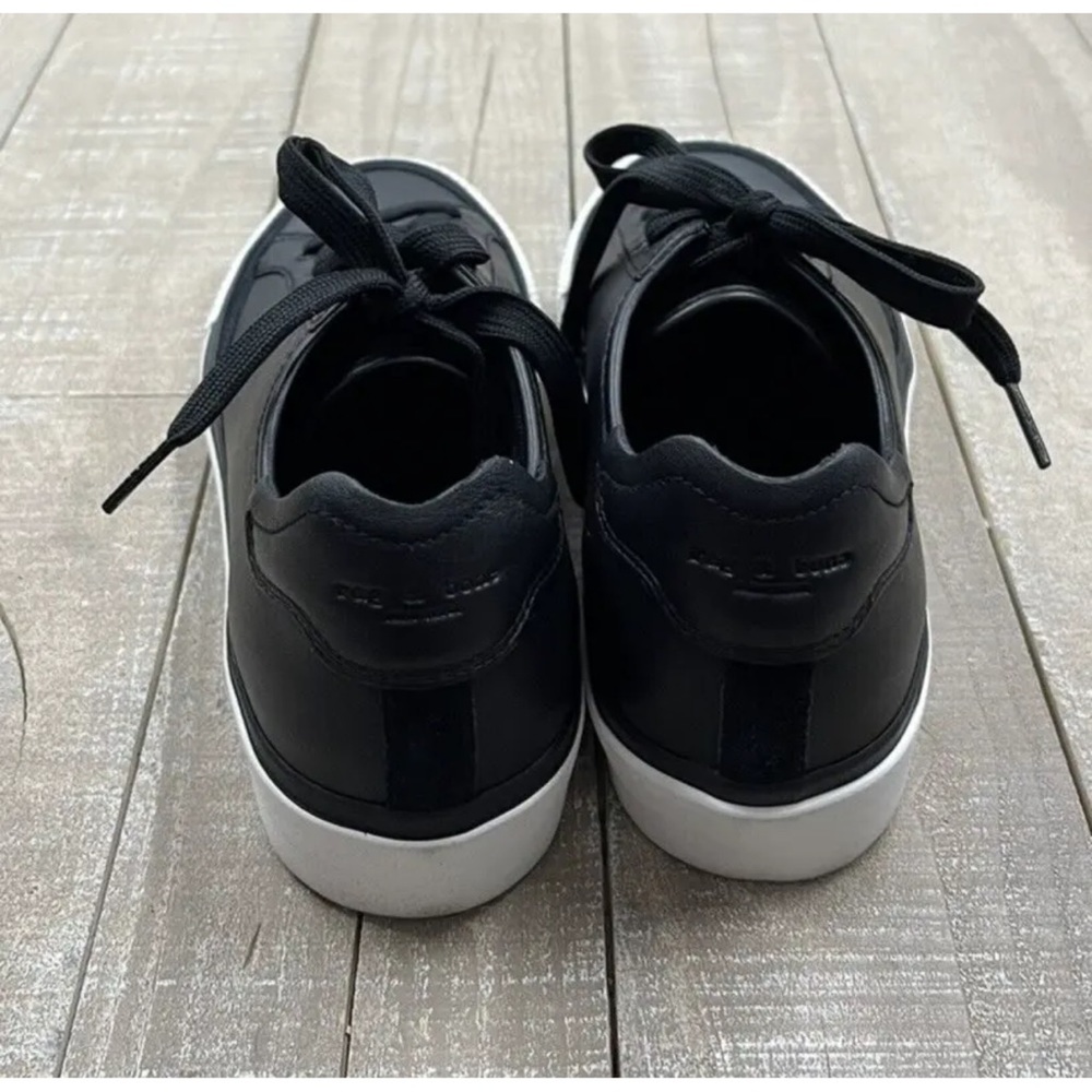 Rag And Bone Rb Army Low Sneakers In Black Leathe… - image 3
